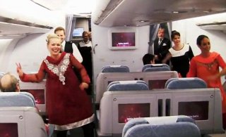 Finnair cabin crew dance